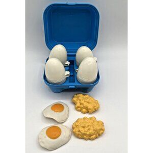 Vintage 1987 Fisher Price Fun With Food Carton of Eggs – Scrambled & Fried Toy S